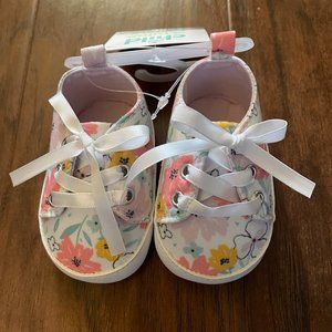 Carter's Newborn Floral Shoes